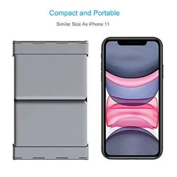 Arteck Portable Mini Folding Bluetooth Keyboard for All Devices