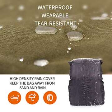 Zecti Camera Backpack Bag 16" Waterproof for DSLR/SLR/Mirrorless Photography with Tripod Holder & Removable Modular Inserts & Laptop Compartment Compatible with Canon, Nikon, Sony, Fuji