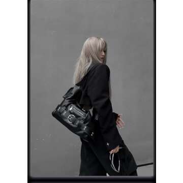Women's Fashion Purse Cool Rock Punk hobo-Handbag Shoulder bag