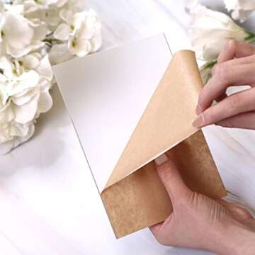 UNIQOOO 20 Pack Frosted Blank Acrylic Sign Acrylic Wedding Table Numbers, 4 x 6 in, DIY Acrylic Sheet for Holder, Table Display Stand Signs for Party Events, Office(Stand NOT Included)