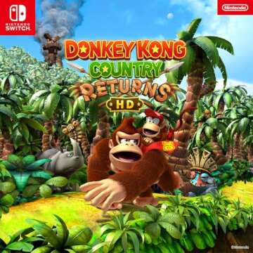 Epic Donkey Kong Country Returns HD Game for Nintendo Switch