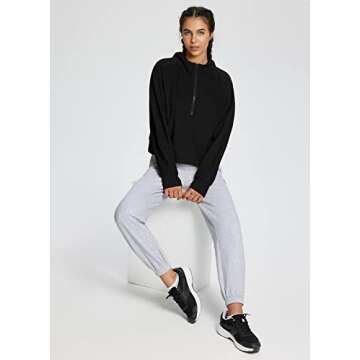 Stylish Cropped Women's Hoodies for Winter Comfort