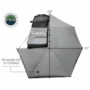 Nomadic OVS 270° Awning Dark Gray Universal Shelter