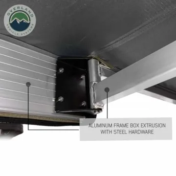 Nomadic OVS 270° Awning Dark Gray Universal Shelter