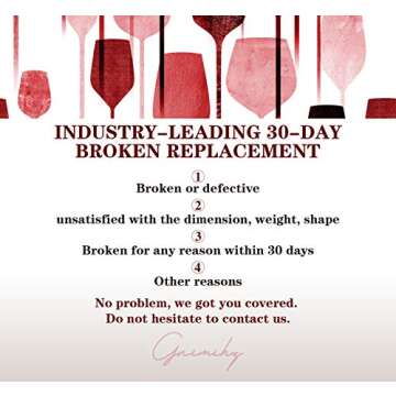 Gnimihz Wine Glasses Set of 4-15oz Wine Glass, Hand Blown Crystal Red Wine or White Wine Glass, Gifts for Women, Men, Wedding, Anniversary, Christmas, Birthday, Gift Packaging for Any Occasion