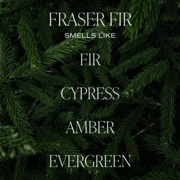 Fraser Fir Soy Candle with Cedar and Evergreen Scent