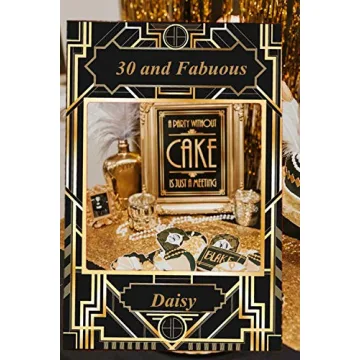 Art Deco Photo Booth Frame for 1920s Gatsby Themed Parties