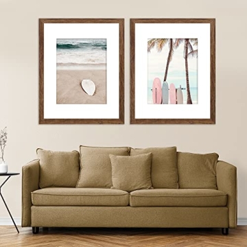 Hongkee Rustic Wood 16x20 Frames Set of 2 - Versatile Photo Display