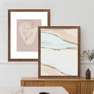 Hongkee Rustic Wood 16x20 Frames Set of 2 - Versatile Photo Display