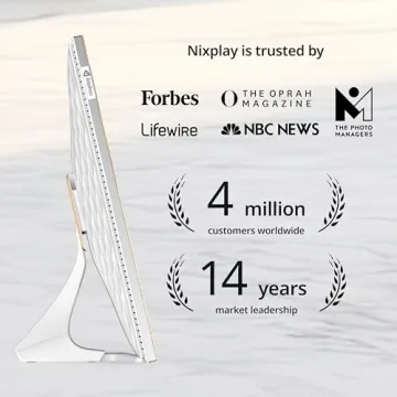 Nixplay 10.1" Digital Photo Frame with WiFi for Families