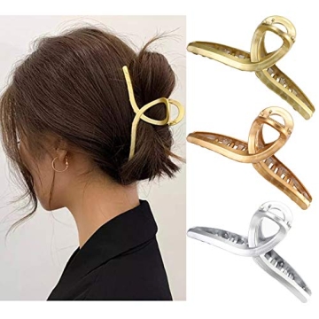 Chic Claw Hair Jaw Clips Set - Stylish No Slip Grips for Women