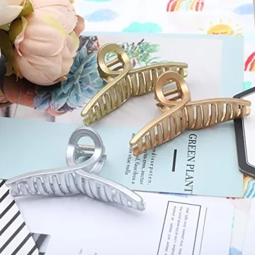 Chic Claw Hair Jaw Clips Set - Stylish No Slip Grips for Women