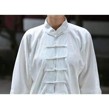 Shanghai Story Martial Arts Women's Tai Chi Uniform Silk Kung Fu Suit M 05