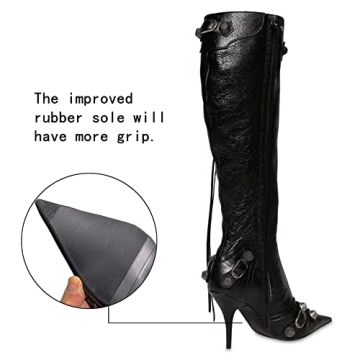 Stylish Kluolandi Women's Knee High Stiletto Boots