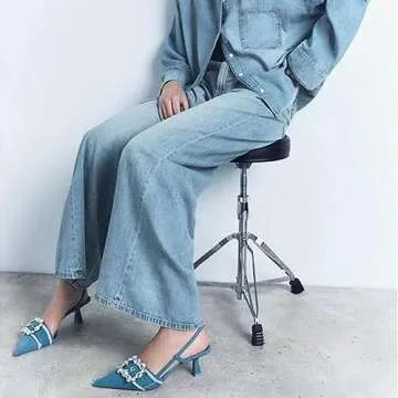 Stylish Women's Rhinestone Kitten Heels for Events