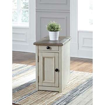 Signature Design by Ashley Ashley Furniture Signature Design-Bolanburg Chairside End Table, 14"W x 2...