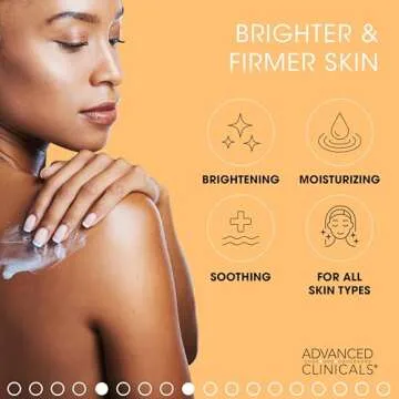 Advanced Clinicals Vitamin C Body Lotion + Potent Vitamin C Serum 2pc Bundle | Face Serum & Body Cre...