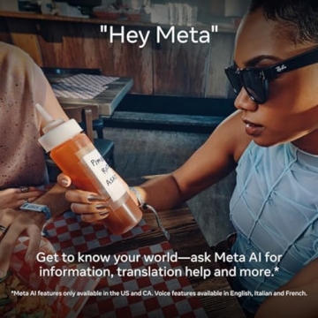 Ray-Ban Meta Smart Glasses in Matte Black Style