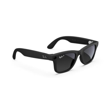 Ray-Ban Meta Smart Glasses in Matte Black Style