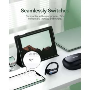 GNMN Wireless Earbuds Waterproof with 96hrs Playback