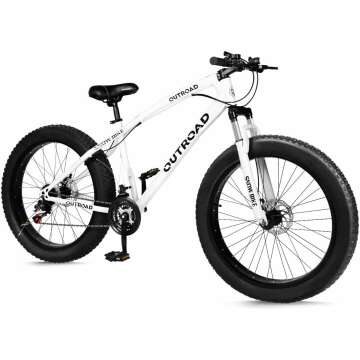 PanAme 26" Fat Tire Mountain Bike with 21 Speeds