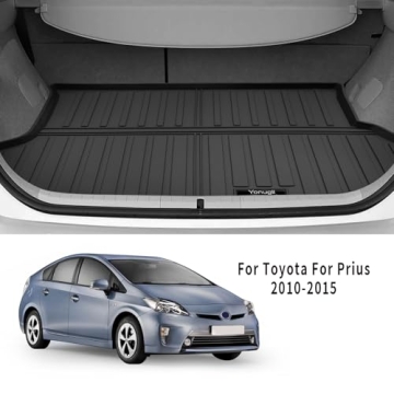 Custom Cargo Mats for 2010-2015 Toyota Prius Hatchback - TPE Protection Liner