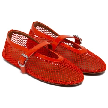 VOLEECE Comfortable Mesh Ballet Flats for Women