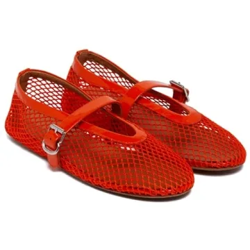 VOLEECE Comfortable Mesh Ballet Flats for Women