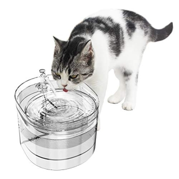 NPET Cat Dog Water Fountain Automatic Filtered Water for Pet Healthy Drinking Fountain 1.6 L/2.6L Wa...