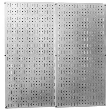 Wall Control 30-P-3232GV Heavy-Duty Steel Pegboard Pack for Efficient Storage Solutions