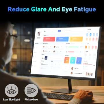 KTC 24.5 Inch FHD 100Hz IPS Eye Care Gaming Monitor
