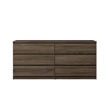Modern Tvilum Scottsdale 6 Drawer Dresser for Stylish Storage