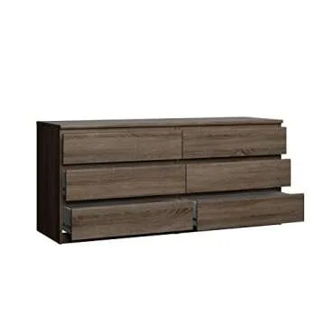 Modern Tvilum Scottsdale 6 Drawer Dresser for Stylish Storage