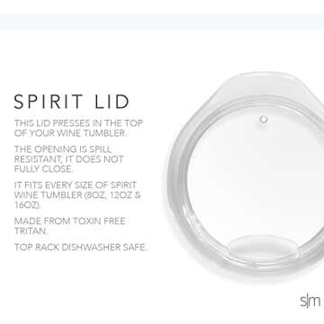 Simple Modern Insulated Wine Tumbler with Lid 12oz