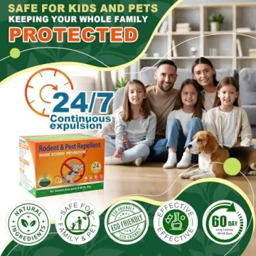 Natural Peppermint Mouse Repellent Pouches 24 Packs