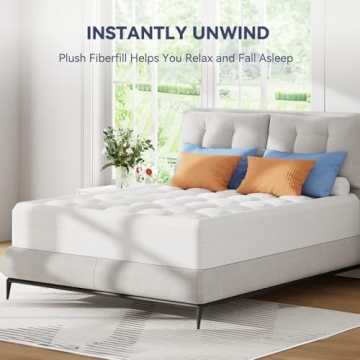 ELEMUSE Comfort Memory Foam Mattress Topper King