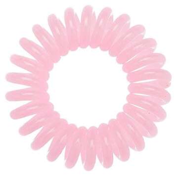 Kitsch Hair Coils - Stylish Waterproof Spiral Hair Ties for Women and Teens - 4 Count