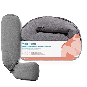 Frida Mom Adjustable Cooling Pregnancy Pillow for Ultimate Comfort