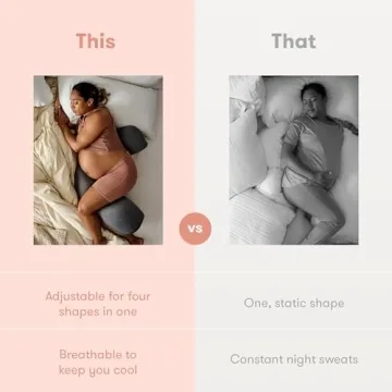 Frida Mom Adjustable Cooling Pregnancy Pillow for Ultimate Comfort