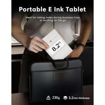 VIWOODS AiPaper Mini 8.2’’ AI E Ink Tablet with Adjustable Light, 297PPI Electronic Notebook with Pen, Portable 230g, 128GB Storage, Octa-Core 2.0 GHz Processor Note Taking Device