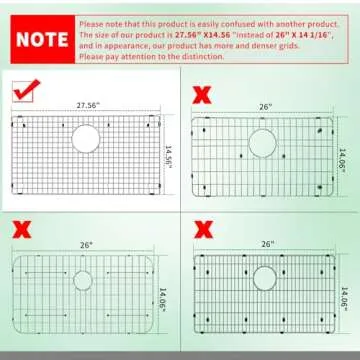 Large 221206 Kitchen Sink Grid for BLANCO PRECIS