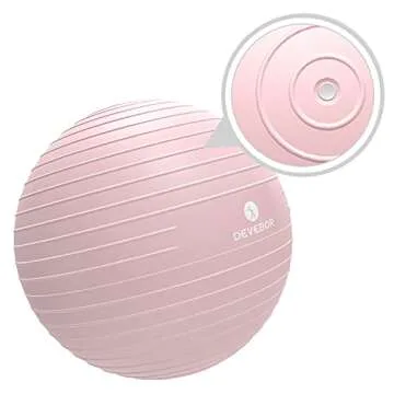 DEVEBOR Exercise Ball - Anti-Burst Heavy Duty Home Gym Ball