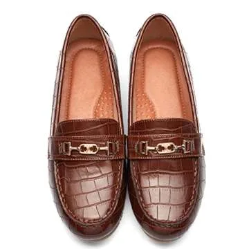 DeYashopin Women's Comfort Slip On Loafer Shoes