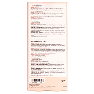 Physicians Formula 4-in-1 Makeup Brush Set for Flawless Beauty