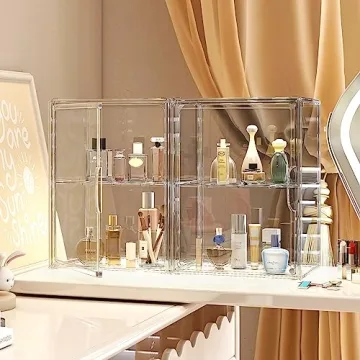 MSHOMELY Clear Makeup Storage Organizer for Vanity