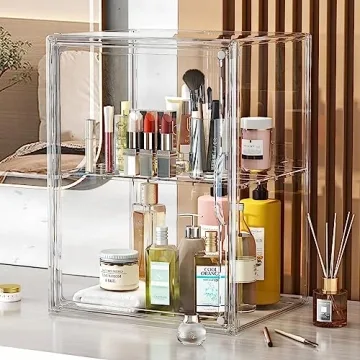 MSHOMELY Clear Makeup Storage Organizer for Vanity