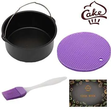 KiLi Beam 5.8QT Power Air Fryer XL with Airfryer Cookbooks, Black