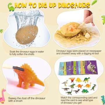 Discover Dinosaur Eggs Excavation Dig Kit for Kids