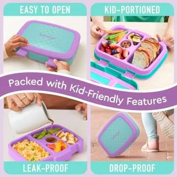 Bentgo Kids Prints Leak-Proof Lunch Box for Ages 3-7