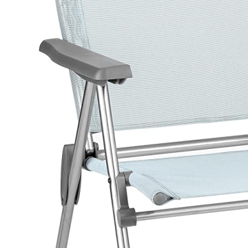Lafuma ALU CHAM Folding Patio Chair Ergonomic Comfort